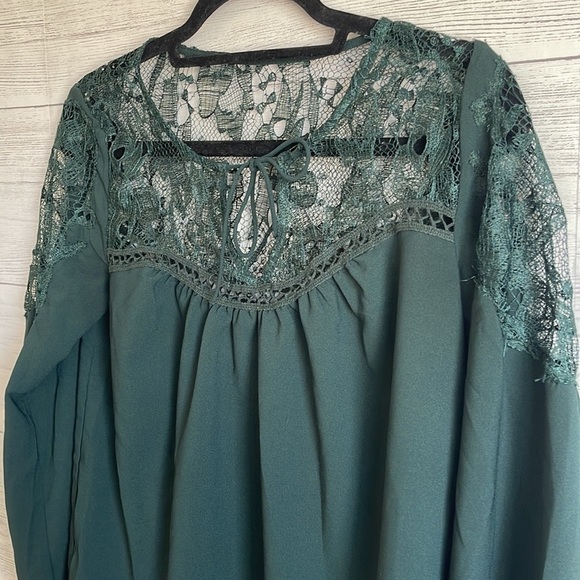 BB Dakota Embroidered Lace Long Sleeve Blouse l SIZE XS - Picture 3 of 10